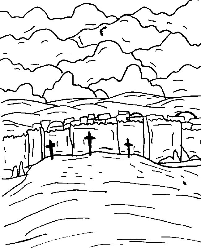 calvary coloring pages - photo #16