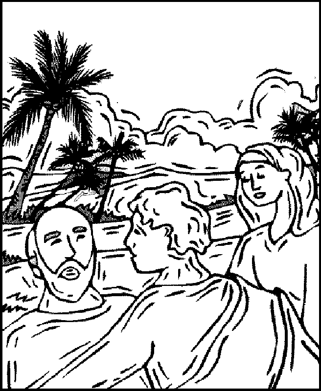 jacob and laban coloring pages - photo #18