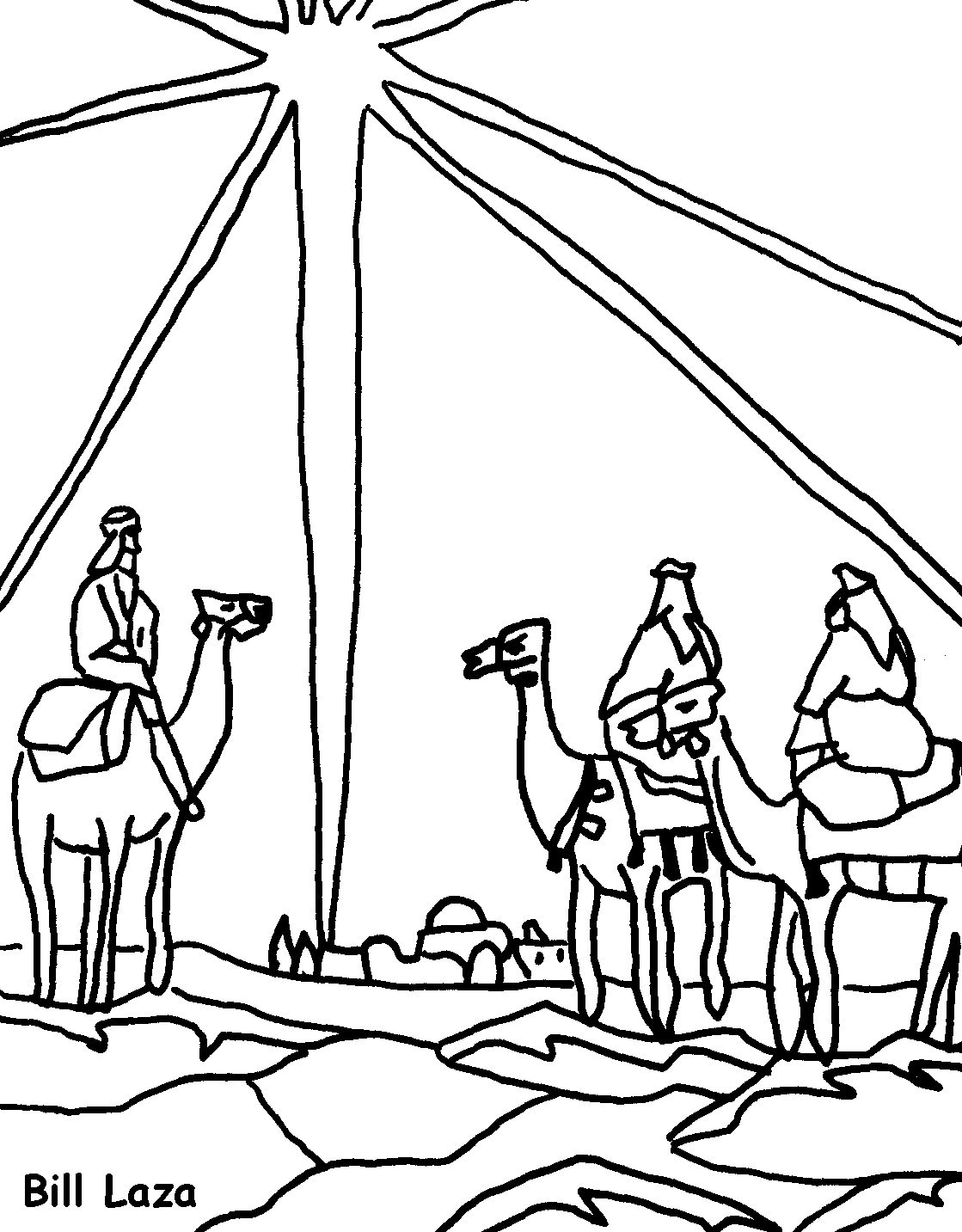 coloring pages 3 wise men
